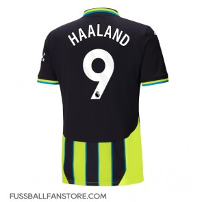 Manchester City Erling Haaland #9 Replik Auswärtstrikot 2024-25 Kurzarm